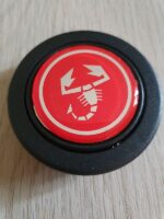 PULSANTE CLACSON CON SCORPIONE ABARTH PER VOLANTE SPORTIVO