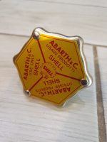 Tappo olio giallo Abarth Shell coperchio punterie Fiat 500/126