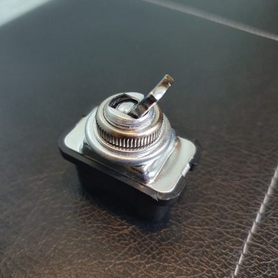 Interruttore illuminazione quadro ASI 2 attacchi tondi con leva cromata Fiat 500 N/D