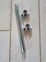 Tubo filettato con collari collegamento testine sterzo Fiat 500/126