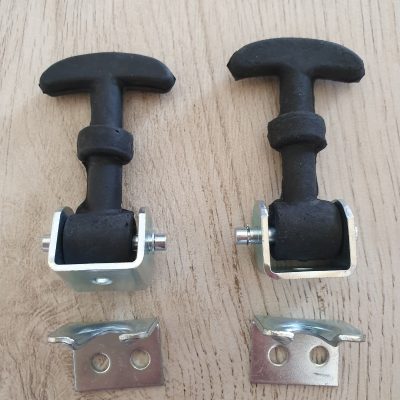 Coppia ganci cofano anteriore tipo Abarth 7 cm Fiat 500