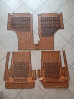 Kit sovratappeti in gomma ocra Fiat 500