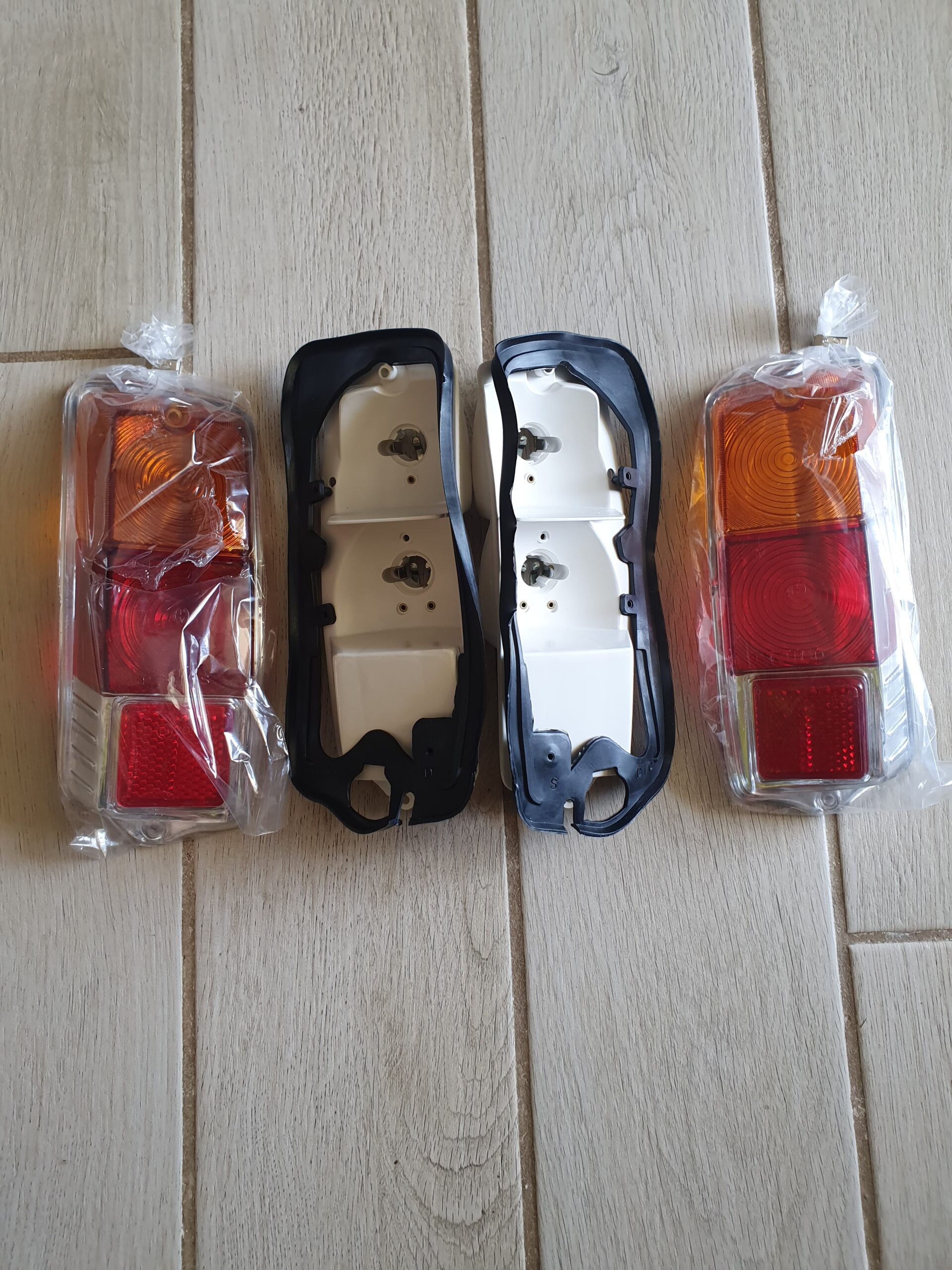 Illuminazione Fiat 500 Fanali Posteriori Completi Per Fiat 500 F/L/R - Con Guarnizioni E Lampadine Fanali Moderni Fiat 500