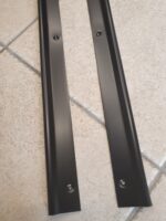 Coppia battitacco alluminio anodizzato nero Fiat 500 L