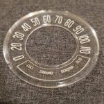 Vetrino cruscotto inclinato 110 km/h Fiat 500