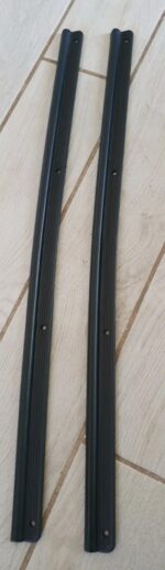 Coppia battitacco in plastica nero Fiat 500 R