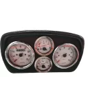 Cruscotto sportivo con strumenti gialli Abarth Fiat 500