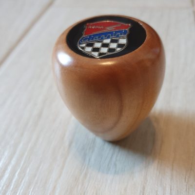 Pomello leva marce in legno GIANNINI / Fiat 500 -126