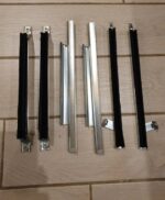 KIT completo guide vetro scendente Fiat 500  f l r