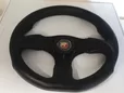 Volante sportivo con clacson tutto nero diametro 300 mm Fiat 500